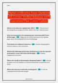 Digital certification Exam Questions with Correct Verified Solutions 100&percnt; Guaranteed Pass &lpar;Latest Update&rpar;
