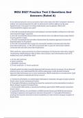 WGU D027 Practice Test 2 Questions and Answers 2024 &lpar;Rated A&rpar;