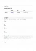 Biod 171 Portage Final Exam with Questions and Answers