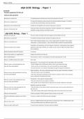 AQA GCSE Biology - Paper 1 Questions and Answers with Complete Solutions &lpar;verified Answers&rpar;&lowbar;&period;pdf
