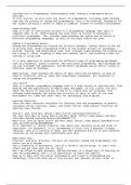 Summary -  pogramming