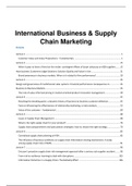 Summary international business and supply chain marketing
