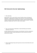 NR 442 Week 6 ELO Interactive Exercise &ndash; Epidemiology