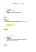 PSYC 300 Week 1 Quiz - 100% Correct Questions & Answers