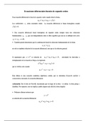 Ecuaciones diferenciales de segundo orden homogéneas