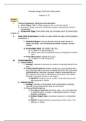 Pathophysiology Final Exam Study Guide Modules 1-10 