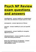 Psych NP Review exam questions and answers&period;