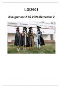 LDI2601 Assignment 2 &lpar;COMPLETE ANSWERS&rpar; Semester 2 2024