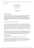 Paper 6 .docx    CPMGT/ 300  Week 5 Project Closeout  University of Phoenix CPMGT/ 300  Project Closeout  Project Closeout Process  The overall project performance was great, as a team we reached our goals, deliverables and timeframe were met. The total c