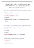 CTR EXAM 2024&sol; ACTUAL EXAM QUESTIONS AND CORRECT DETAILED ANSWERS &sol;LATEST UPDATE 2024-2025 &sol;ALREADY GRADED A