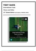 Test Bank For International Trade&comma; Theory and Policy&comma; 12th Edition&comma; Global Edition&comma; Krugman&comma; Obstfeld&comma; Melitz&comma; 9781292417332&comma; 9781292417233