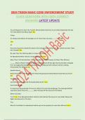 2024 TXDOH BASIC CODE ENFORCEMENT STUDY GUIDE QUESTIONS WITH 100&percnt; CORRECT ANSWERS LATEST UPDATE