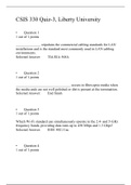 CSIS 330  Quiz 3 Answer-(4 Versions), CSIS 330 Business Data Communication Systems