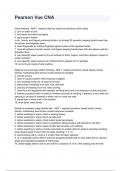 Pearson Vue CNA Exam 2024&sol;2025 Questions With Completed & Verified Solutions&period;