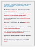 CAL REGIONAL PHLEBOTOMY MIDTERM EXAM &vert;COMPLETE EXAM  QUESTIONS AND CORRECT ANSWERS &lpar;VERIFIED ANSWERS &rpar;  ALREADY GRADED A&plus;&period;