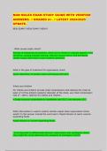NGN NCLEX EXAM STUDY GUIDE WITH VERIFIED  ANSWERS&period; &sol;&sol; GRADED A&plus;&period; &sol;&sol; LATEST 2024&sol;2025  UPDATE&period; NEW EXAM&excl;&excl;&excl; NEW EXAM&excl;&excl;&excl; NEW&excl;&excl;&excl;