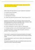 FTCE PROFESSIONAL EDUCATION EXAM&num;2 2024&sol;2025 WITH 100&percnt; ACCURATE SOLUTIONS