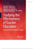 Diane Mayer, et al.-Studying the Effectiveness of Teacher Education_ Early Career Teachers in Divers