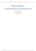 Hoorcolleges Nederlandse Geschiedenis 2020/2021