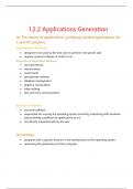 A Level Computer Science revision notes - 1.2.2 Applications Generation