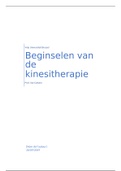 Samenvatting Module Beginselen Kinesitherapie 1