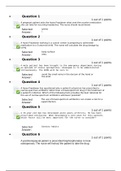 NURS6521 / NURS 6521 Advanced Pharmacology Final Exam / WEEK 11 GRADED A+|LATEST REVIEW |100 Q/A