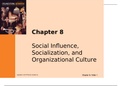 Chapter 8 Social Influence, Socialization, and Culture johns_org-behaviour_10e_ppt