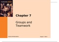 Chapter 7 Groups and Teamwork johns_org-behaviour_10e
