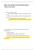 HIEU 201 MINDTAP Chapter 8 quiz_Answer, HIEU 201-HISTORY OF WESTERN CIVILIZATION I