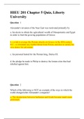 HIEU 201   Chapter 5 quiz_Answer, HIEU 201-HISTORY OF WESTERN CIVILIZATION I