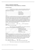 NSG 230 Ch 33 - POSTPARTUM COMPLICATIONS (GRADED A) 