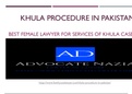 Khula in Pakistan (2021) - Prepare Khula Papers in Pakistan By Expert Lawyer