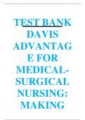 TEST BANK Davis Advantage for Fundamentals of Nursing Care&colon; Concepts&comma; Connections & Skills&comma; 4th Edition by Marti Burton 9781719644556&vert; Complete Guide Chapter 1-38&vert; Latest Test Bank 100&percnt; Veri&filig;ed Answers