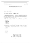 Solutions - Practice Final Exam - Winter 2021.questions and answers 100% passed 