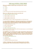 NSG 6435 WEEK 3 TEST PREP &lpar;Graded A&plus;&rpar; LATEST UPDATE