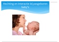 presentatie hechting en interactie bij een  baby