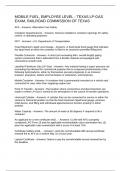 MOBILE FUEL&comma; EMPLOYEE LEVEL - TEXAS LP-GAS EXAM&comma; RAILROAD COMMISSION OF TEXAS