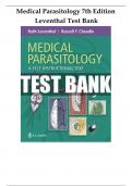 TEST BANK for Medical Parasitology&colon; A Self-Instructional Text&comma; 7th Edition by Leventhal&semi; Cheadle&comma; All 11 Chapters Covered&comma; Verified Latest Edition