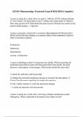 ATI RN Pharmacology Proctored Exam B 2024&sol;2025 &lpar;Complete&rpar;