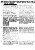 HESI MED SURG 2024 TEST BANK &sol; MED SURG EXAM TEST BANK 300 QUESTIONS AND CORRECT DETAILED ANSWERS &lpar;VERIFIED ANSWERS&rpar; &vert;ALREADY GRADED A&plus;