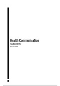 Samenvatting Heath Communication &lpar;Articles&rpar;