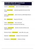 LAS MAS MUS 337 Final Exam Questions And Answers   