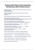 Anatomy Stott Pilates Exam Preparation  &lpar;59 Questions&rpar; With Verified Answers