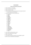 NR 224 Exam 1 Study Guide Chamberlain College