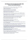 CCC Module 3 Post Test Questions With 100&percnt;  Correct and Verified Answers