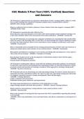 CCC Module 5 Post Test &lpar;100&percnt; Verified&rpar; Questions  and Answers