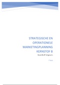 Strategische en operationele marketingplanning F-cluster Food & Business