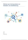 Werken aan het bevorderen en bewaken van kwaliteitszorg