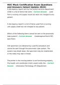 HUC Mock Certification Exam Questions and Answers &lpar;latest Update 2024&rpar;