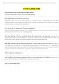 ATI MISC MED SURG PROCTORED EXAM PRACTICE QUESTIONS & ANSWERS&colon;LATEST 2021&comma;A GRADED DOCUMENT